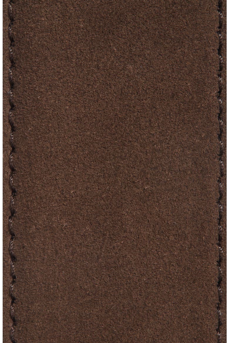 Suede Belt, Alternate, color, BROWN
