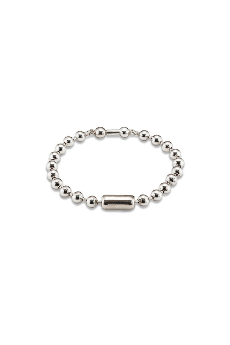 Sterling Silver-Plated Chain Bracelet, Alternate, color, Silver