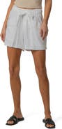 KUT from the Kloth Preston High Waist Linen Blend Shorts