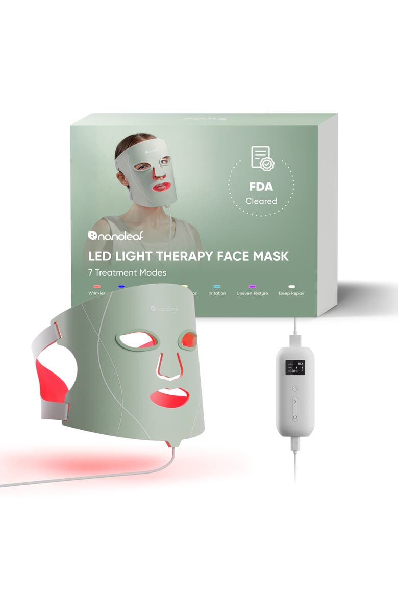 LED Light Therapy Face Mask, Main, color, Multicolor