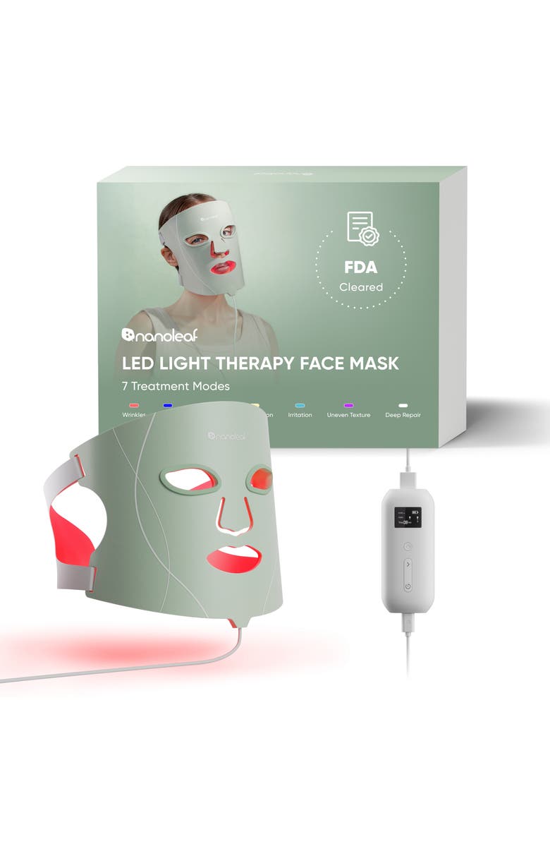 Nanoleaf LED Light Therapy Face Mask, Main, color, Multicolor