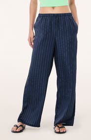 P.E Nation Balance Satin Wide Leg Pants