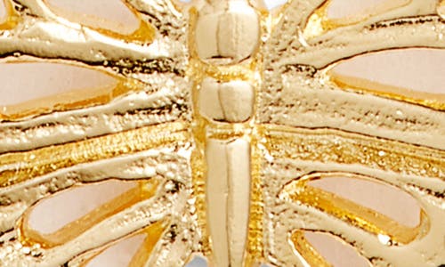 Ki-ele Taylor Butterfly Pendant Necklace In Gold