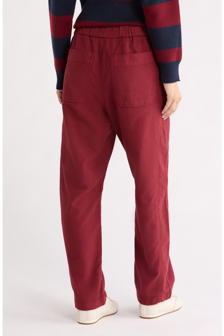 Jessie Barrel Leg Pants, Alternate, color, CRIMSON