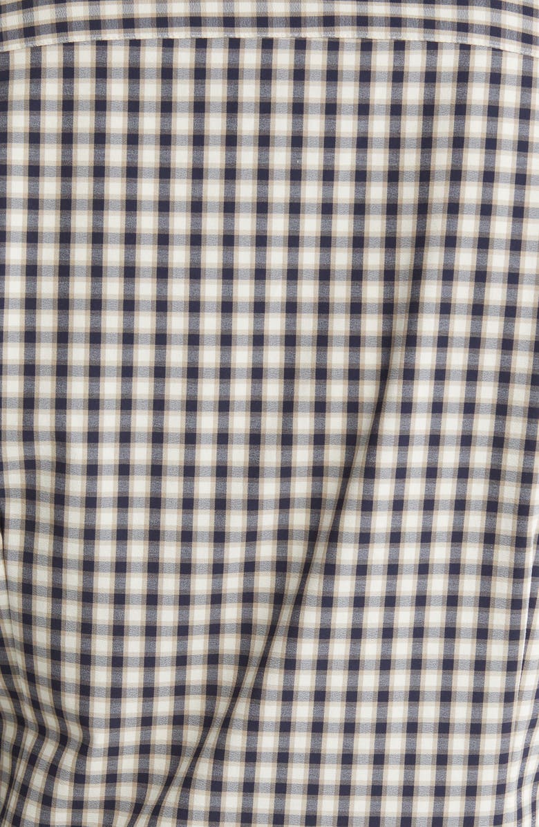 Mizzen+Main Leeward Trim Fit Check Performance Button-Up Shirt, Alternate, color,