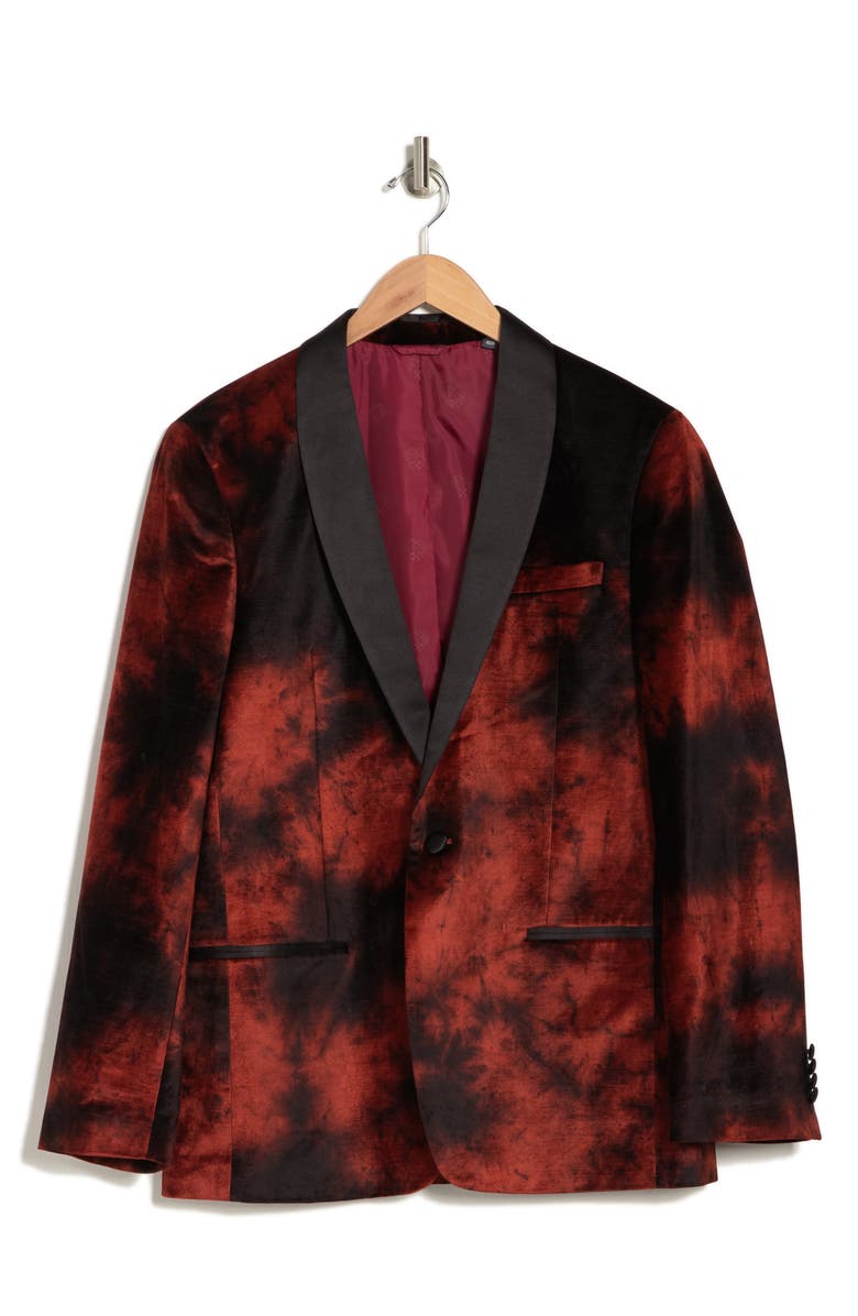 Vince Camuto Powis Satin Shawl Lapel Dinner Jacket, Alternate, color, 