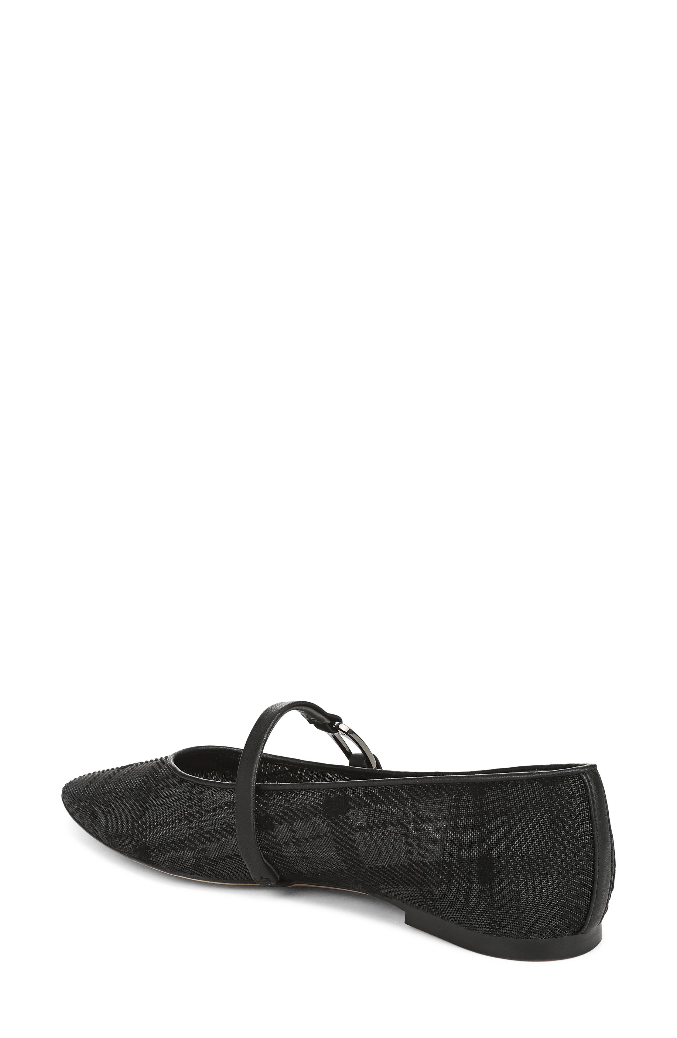 Rubina Mary Jane Flat, Alternate, color, BLACK VELVET FABRIC