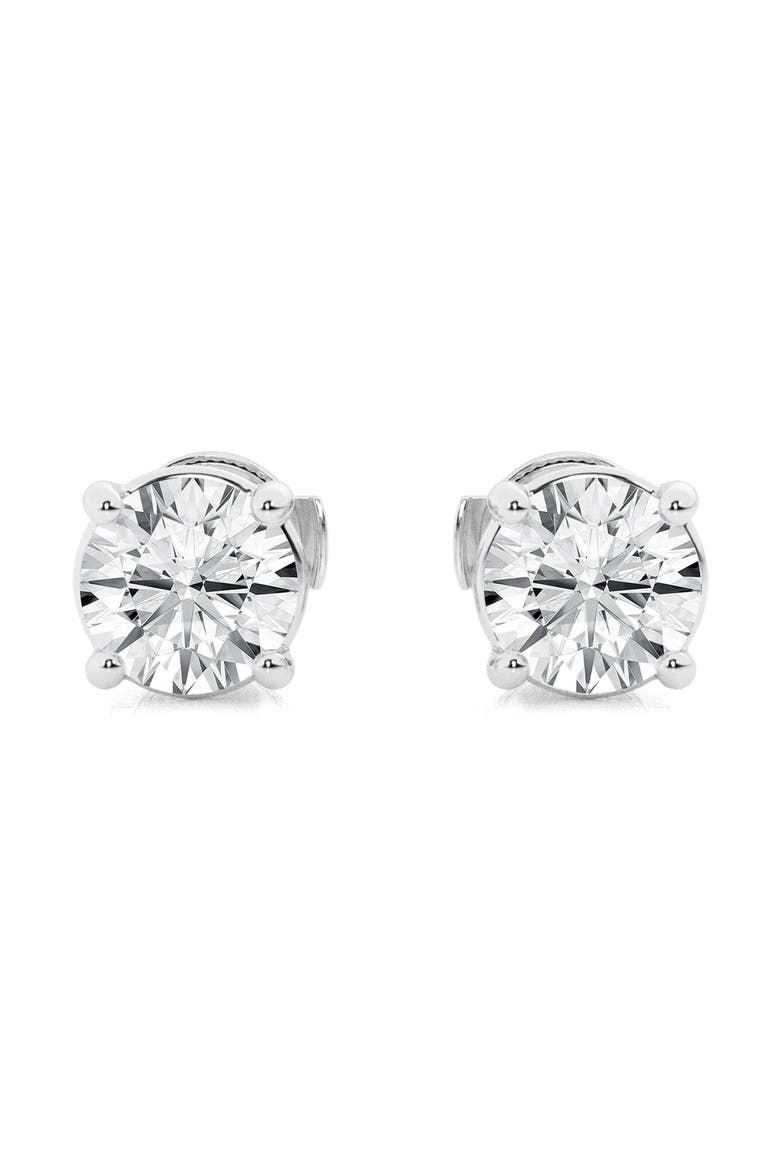 14K Gold Lab Created Diamond Stud Earrings - 2.00ct., Main, color, WHITE