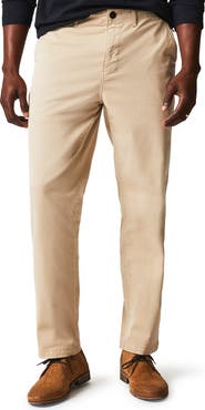 Billy Reid Flat Front Strech Cotton Chinos
