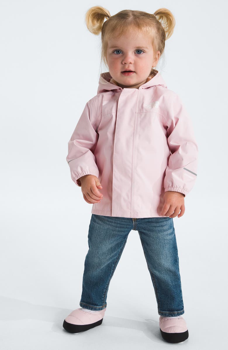 The North Face Antora Waterproof Recycled Polyester Rain Jacket, Alternate, color, Pale Blossom