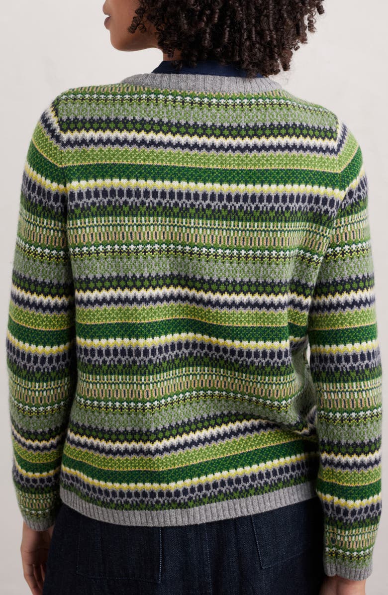 Seasalt Cornwall Percella Cove Fair Isle Merino Wool Blend Sweater, Alternate, color, 