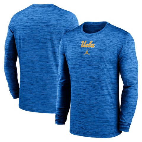 Men's Jordan Brand Blue UCLA Bruins 2025 Sideline Velocity Performance Long Sleeve T-Shirt