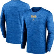 Jordan Brand Men's Jordan Brand Blue UCLA Bruins 2025 Sideline Velocity Performance Long Sleeve T-Shirt