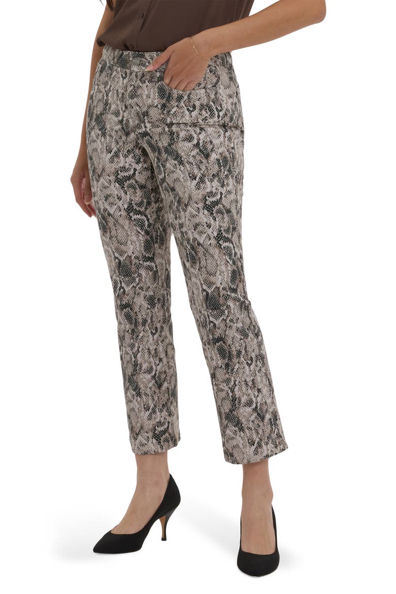 Marilyn Straight Leg Ankle Jeans, Main, color, DESERT PYTHON