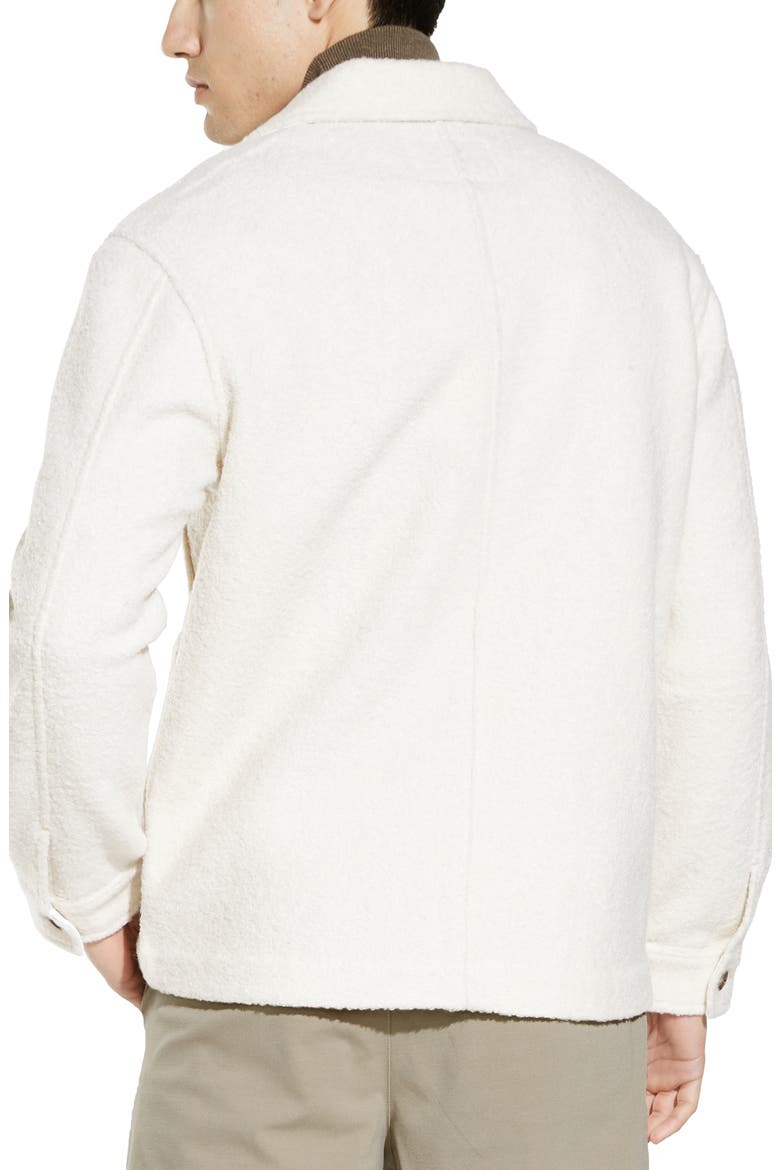 Relaxed Fit Bouclé Chore Jacket, Alternate, color, CREAM