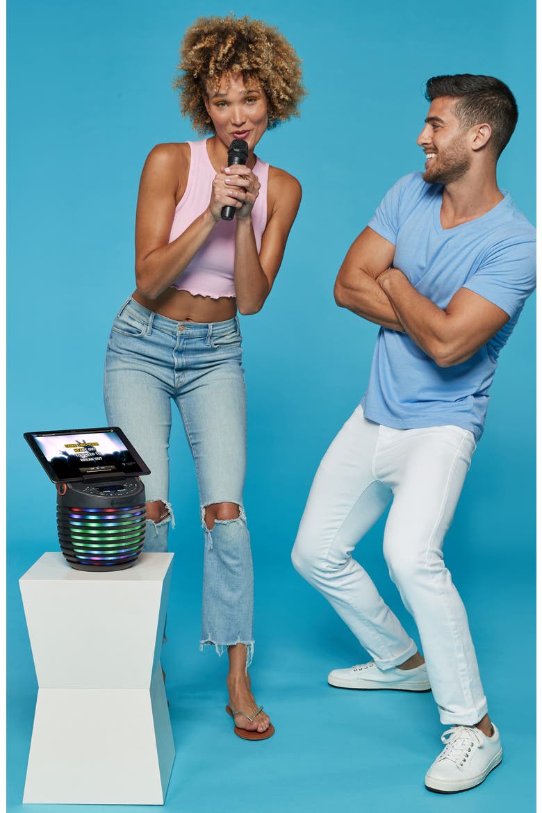 Cube One Karaoke Machine, Alternate, color, BLACK