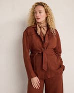 Haven Well Within Linen Blend Dobby Field Jacket