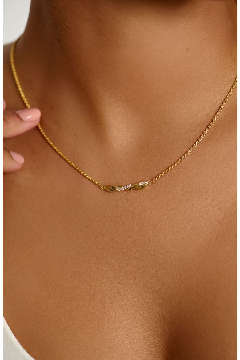Sacred Vine Necklace, Alternate, color, 18k Gold Plated
