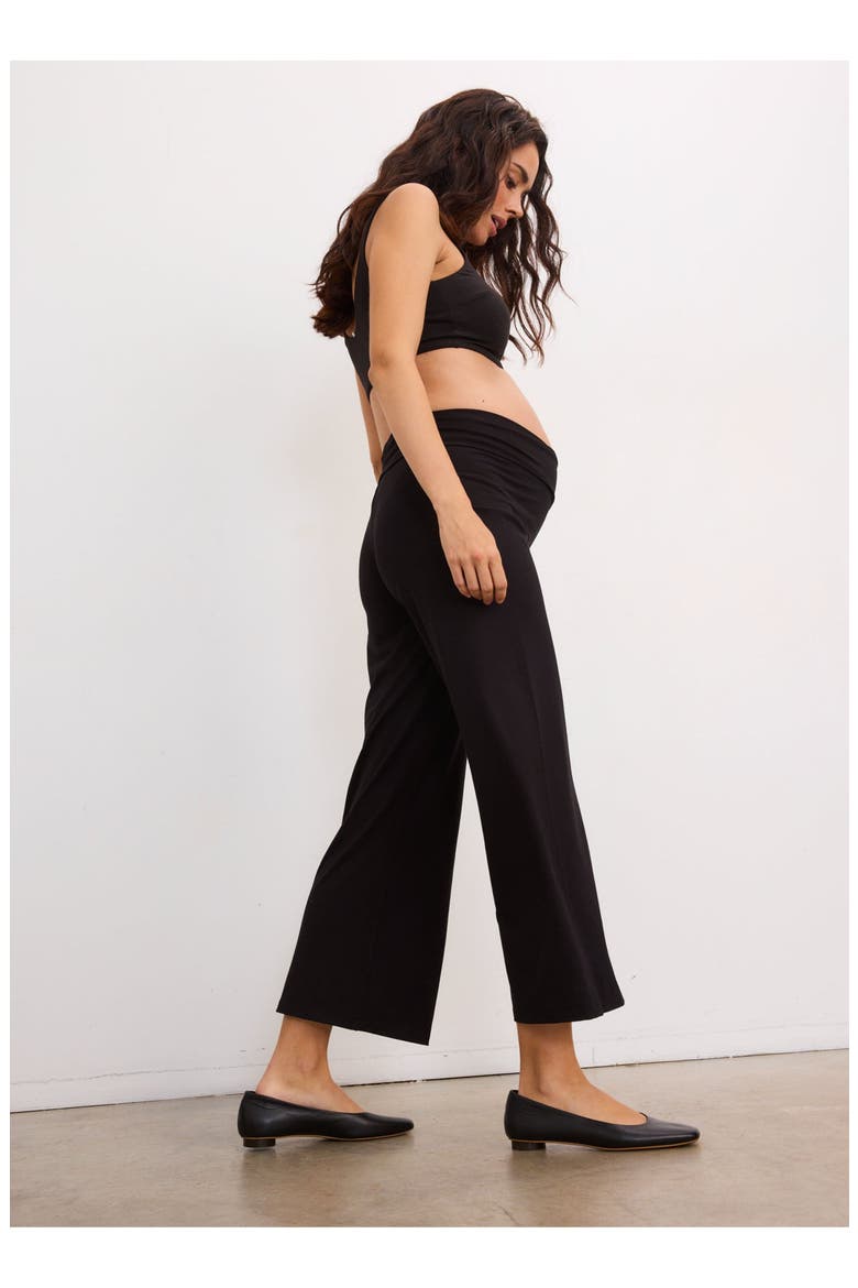 The Bodyflex Crop Perfect Pant, Alternate, color, Black