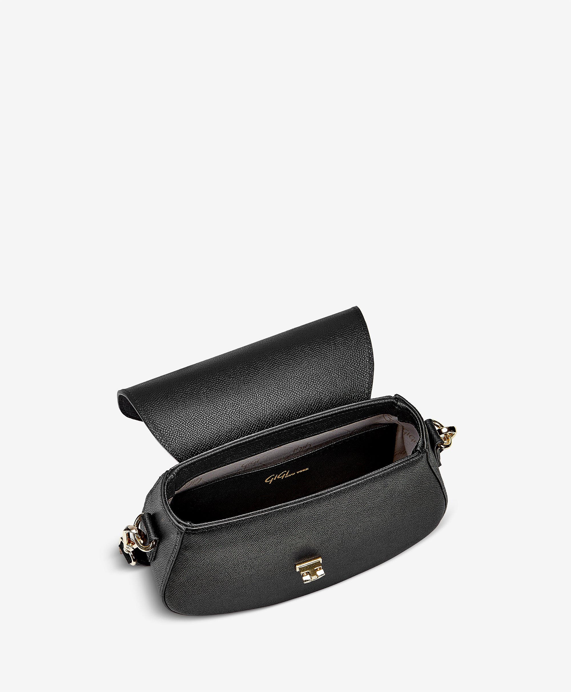 GiGi New York Sophia Saddle Bag, Alternate, color, Black