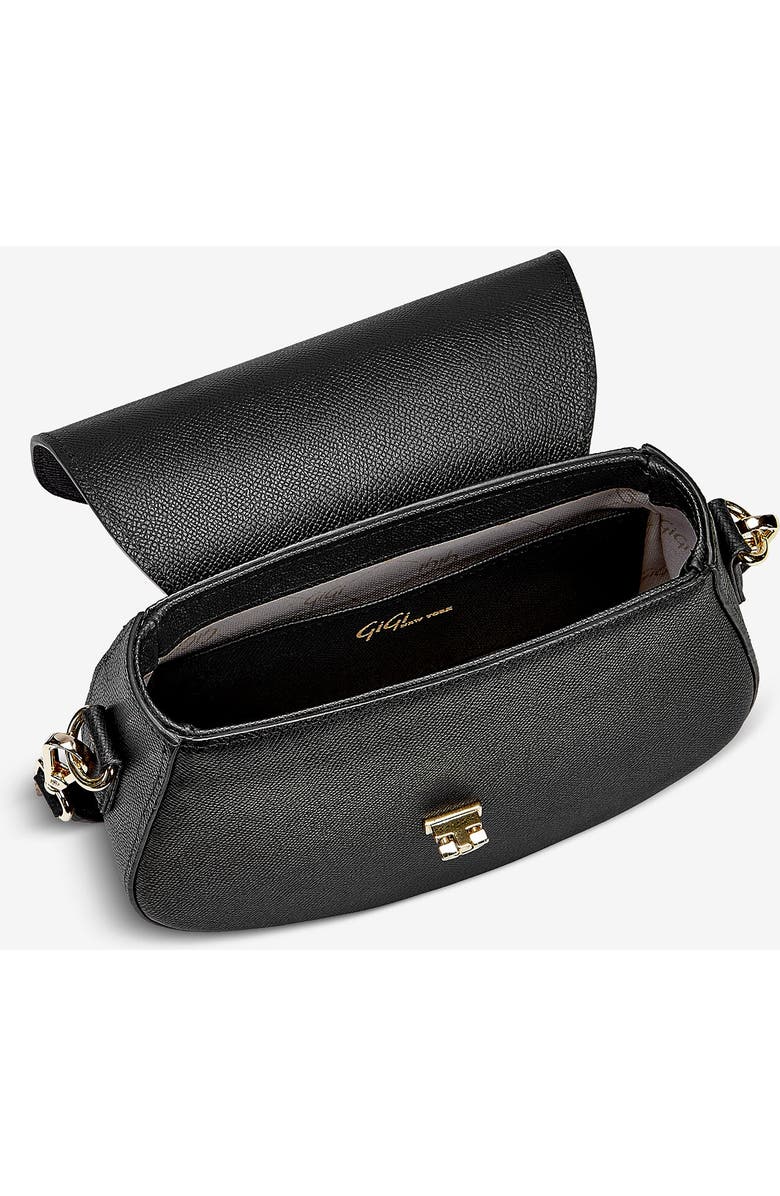 GiGi New York Sophia Saddle Bag, Alternate, color, Black