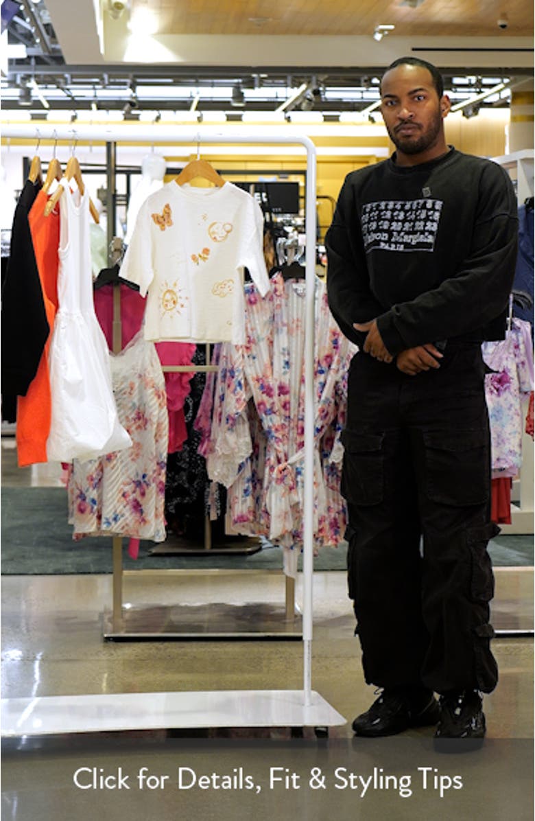 Kids' Celestial Embroidered Cotton Graphic T-Shirt, sales video thumbnail