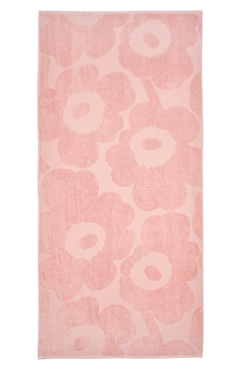Marimekko Unikko Bath Towel, Alternate, color, Pink