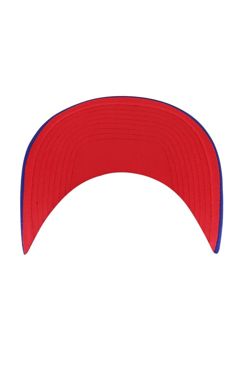Men's '47 Royal Chicago Cubs Backhaul Foam Trucker Snapback Hat, Alternate, color, Royal