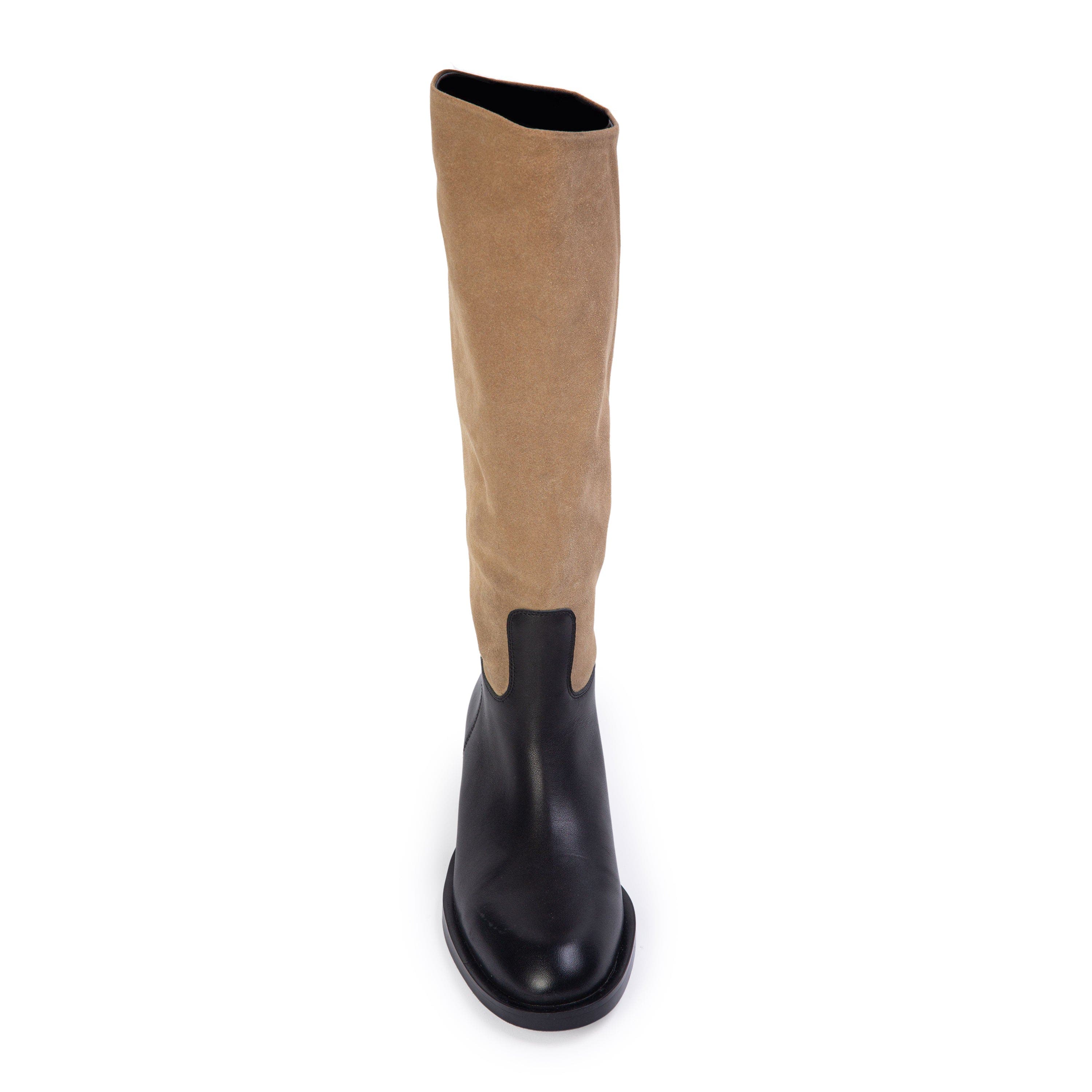 Pace 40 Boot, Alternate, color, Latte Suede / Black Leather