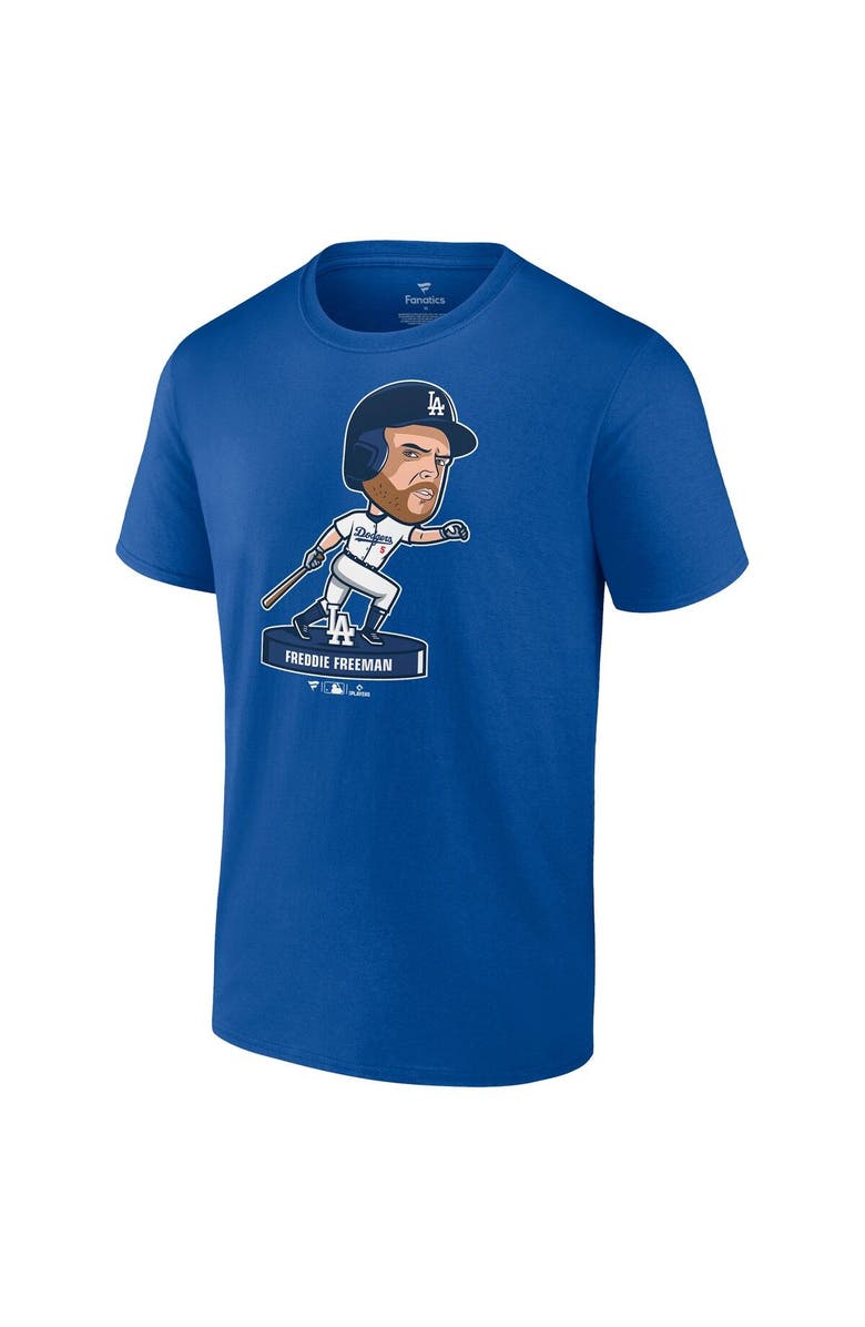 FANATICS Men's Nike Freddie Freeman Royal Los Angeles Dodgers Bobblehead T-Shirt, Alternate, color, Royal