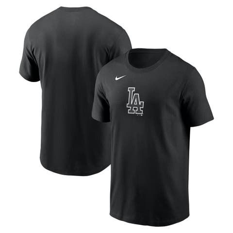 Men's Nike  Black Los Angeles Dodgers  Lights Out Color Pop T-Shirt