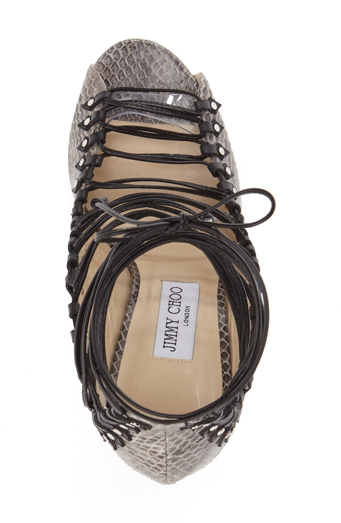 Jimmy Choo 'Koko' Lace-Up Sandal, Alternate, color, 