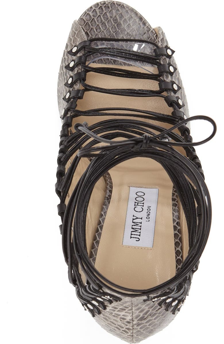Jimmy Choo 'Koko' Lace-Up Sandal, Alternate, color,