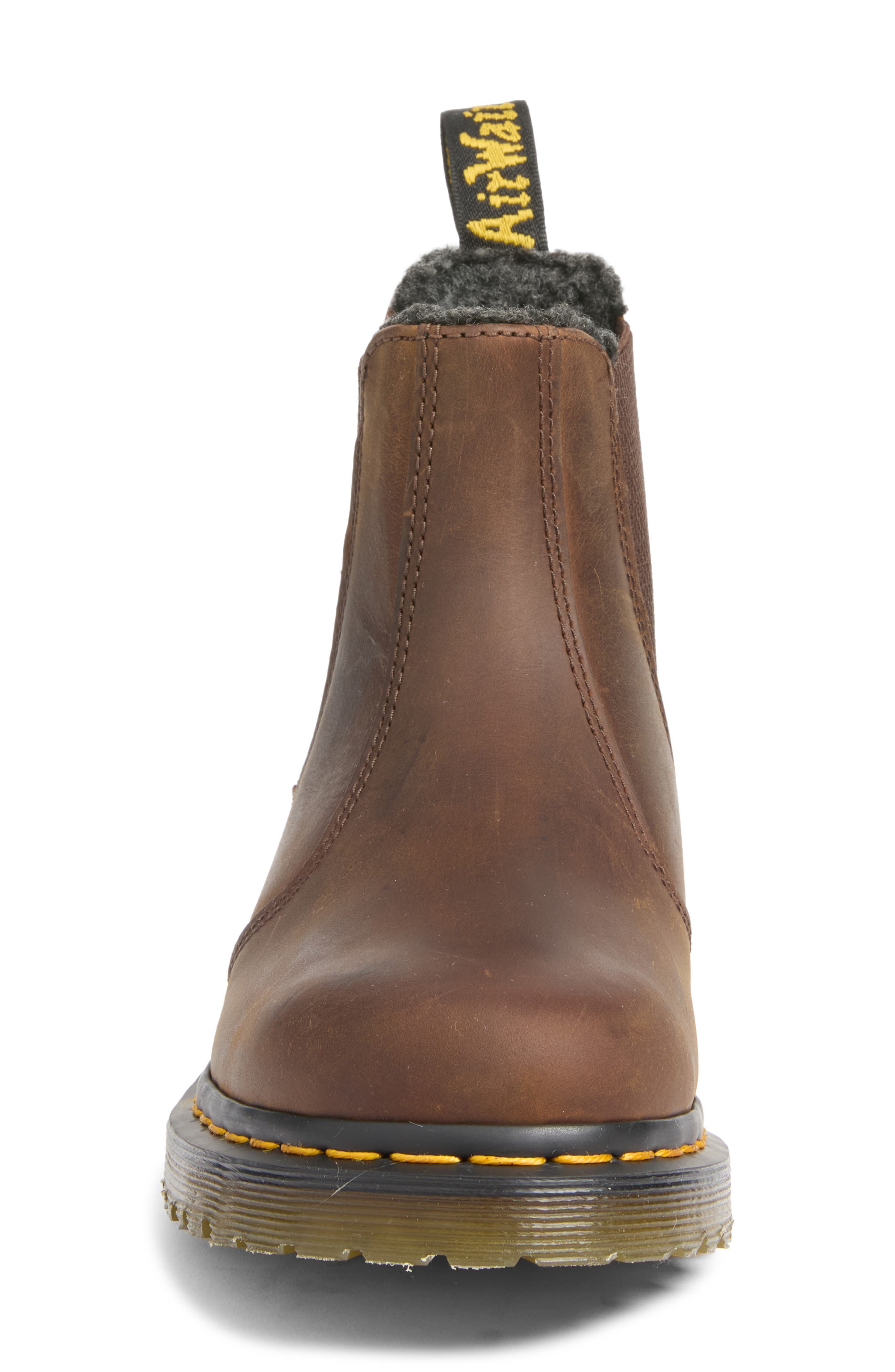2976 WarmWair Leather Chelsea Boot, Alternate, color, DARK BROWN