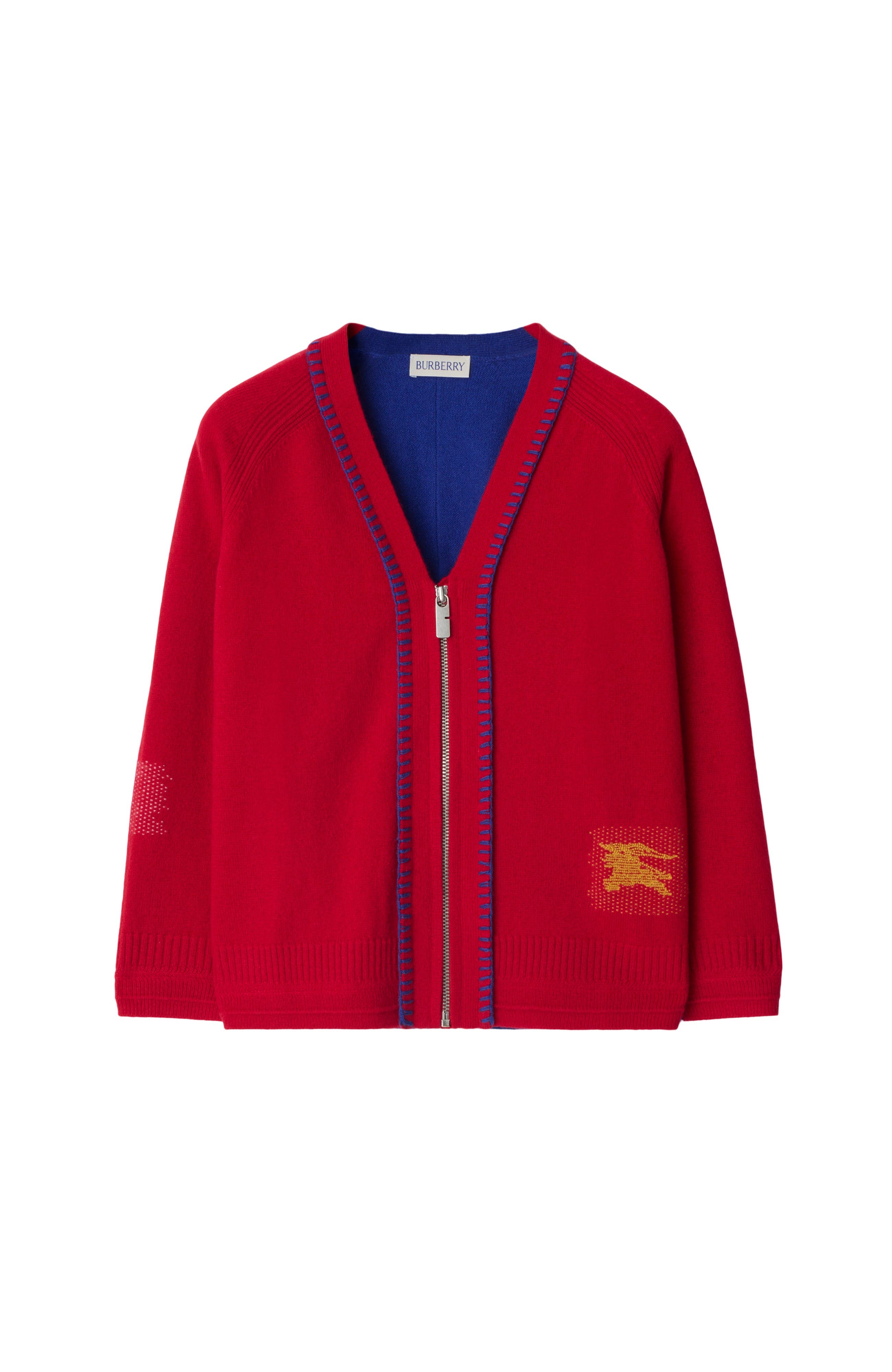 Burberry EKD Colour Block Cashmere Cardigan (Men) | Nordstrom