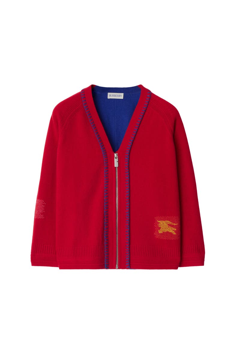 Burberry EKD Colour Block Cashmere Cardigan, Main, color,