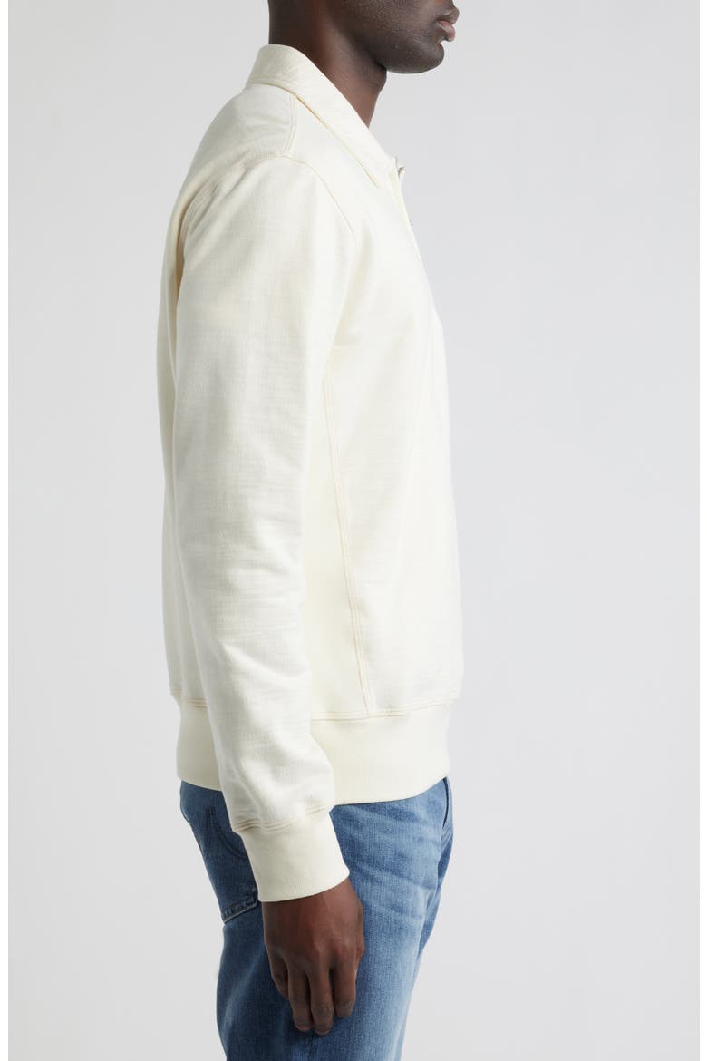 Ethan Quarter Zip Sweatshirt, Alternate, color, IVORY DUST
