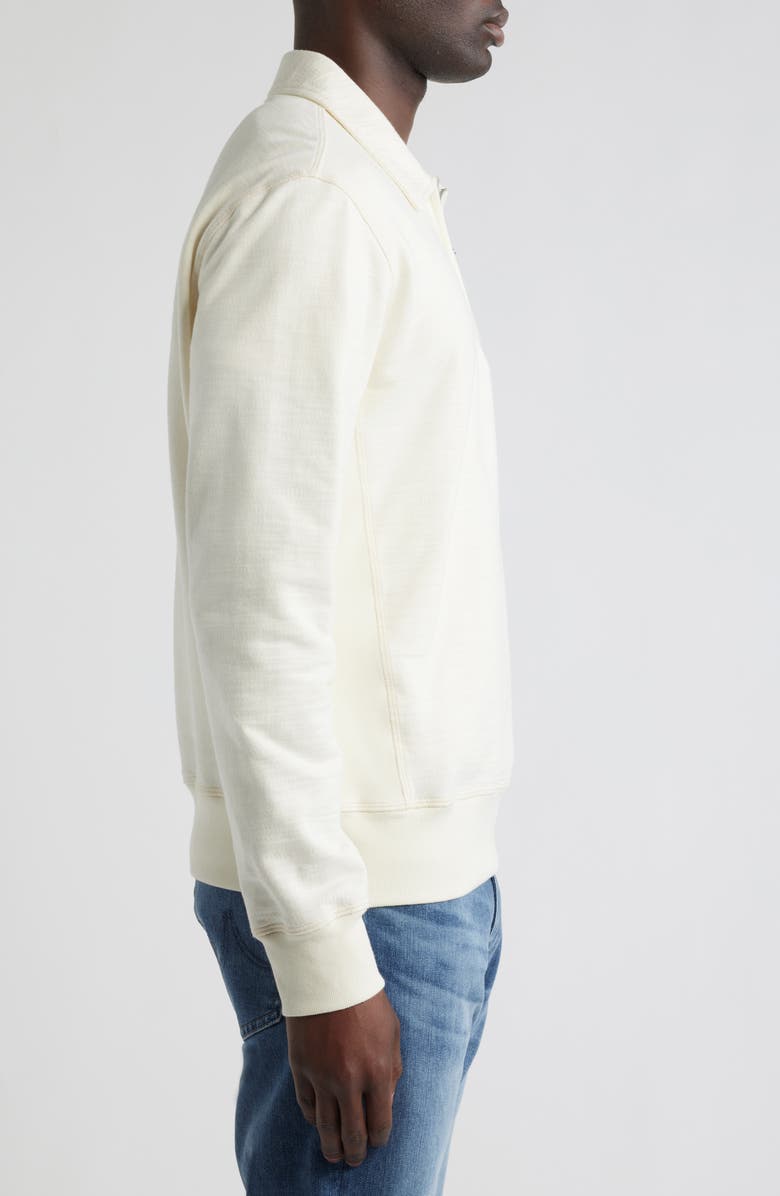 AG Ethan Quarter Zip Sweatshirt, Alternate, color, Ivory Dust