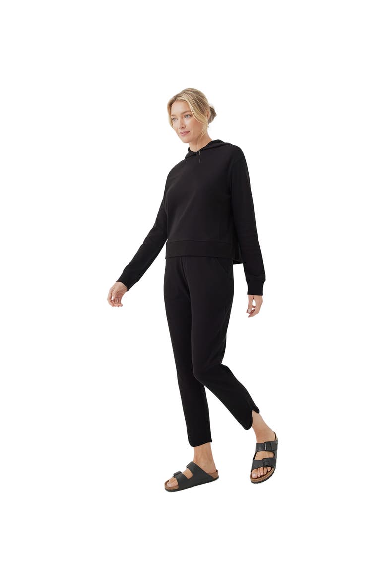 Organic Cotton Airplane Tulip Hem Pant, Alternate, color, Black