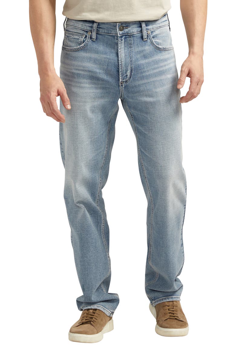 Grayson Relaxed Straight Leg Jeans, Main, color, INDIGO