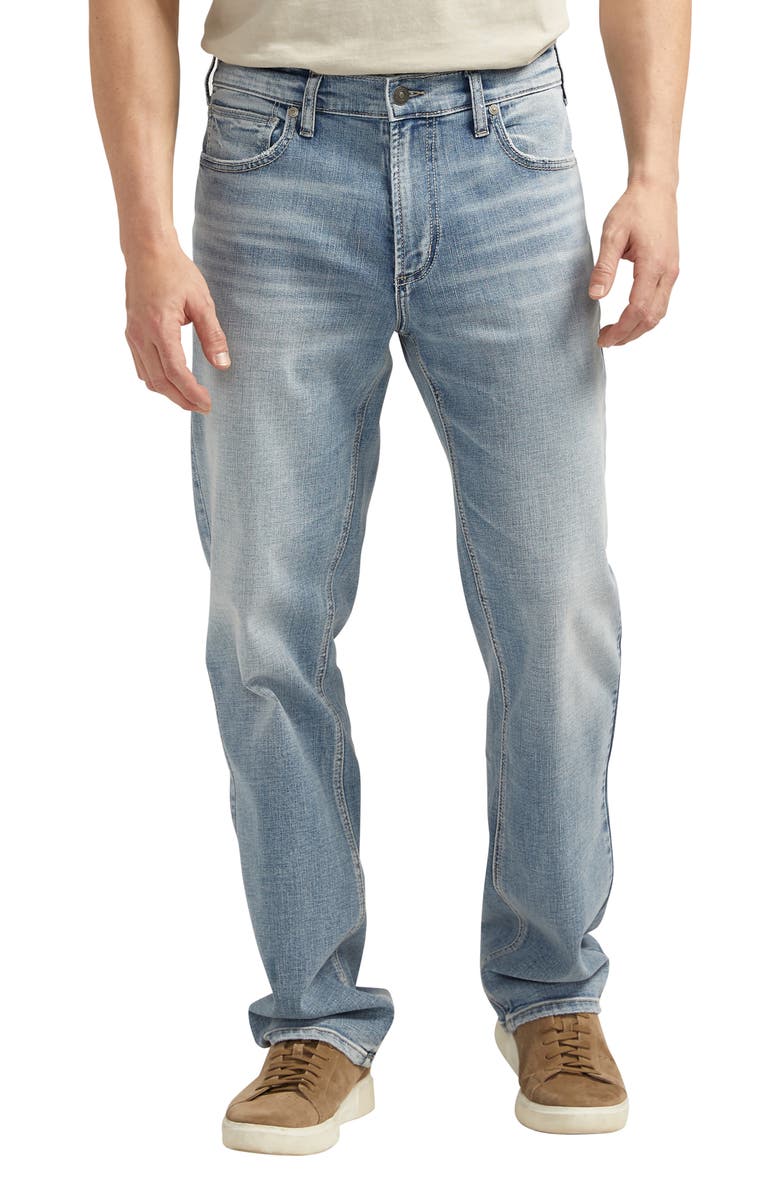 Silver Jeans Co. Grayson Relaxed Straight Leg Jeans, Main, color, 