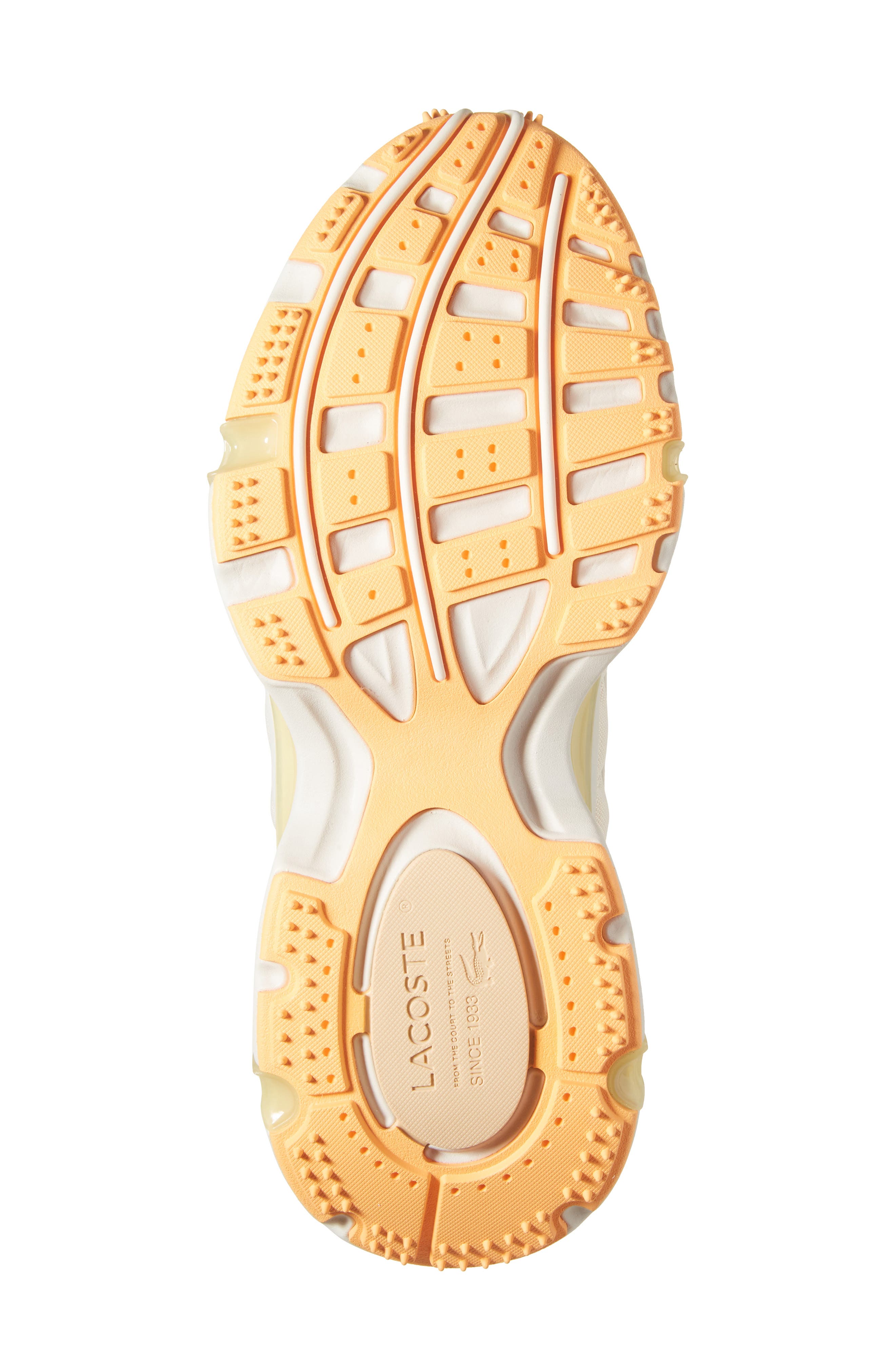 Lacoste L003 2K24 Sneaker, Alternate, color, Light Tan/ Light Orange