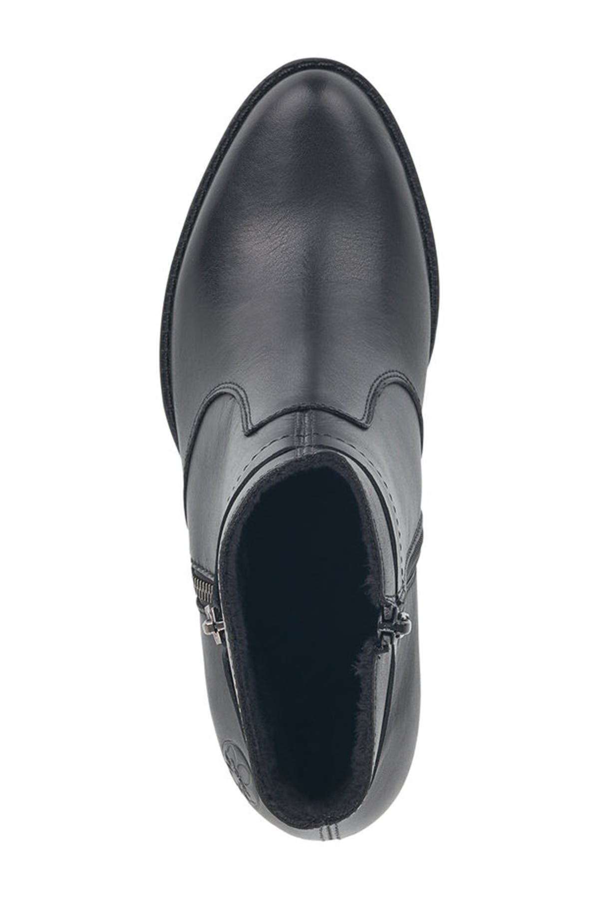 Rieker Ivonne Leather Block Heel Boot, Alternate, color, 