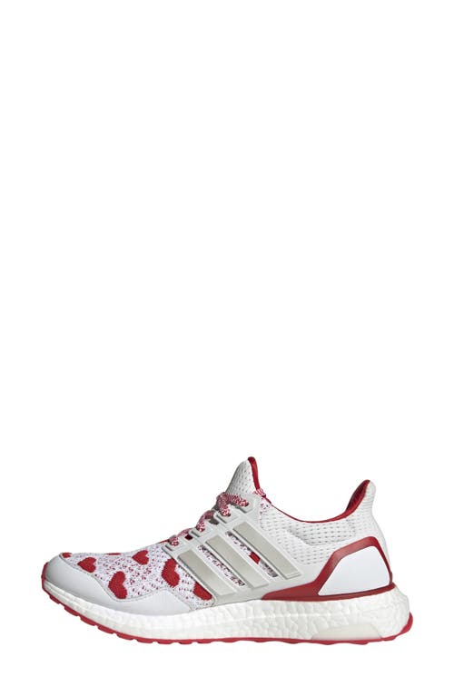 Adidas Originals Adidas Ultraboost 1.0 Running Sneaker In White/zero Met/scarlet