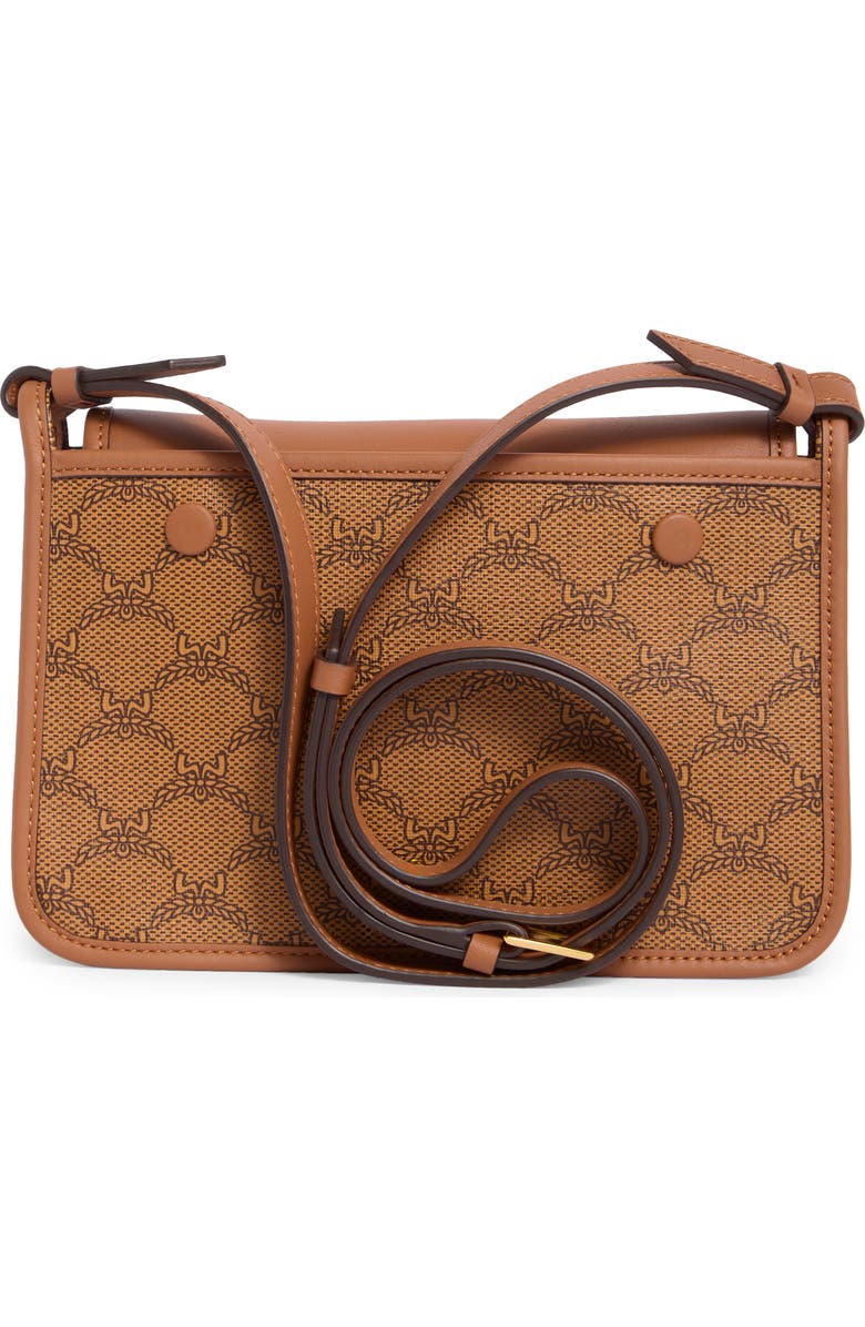 MCM Himmel Lauretos Coated Canvas Crossbody Bag, Alternate, color,