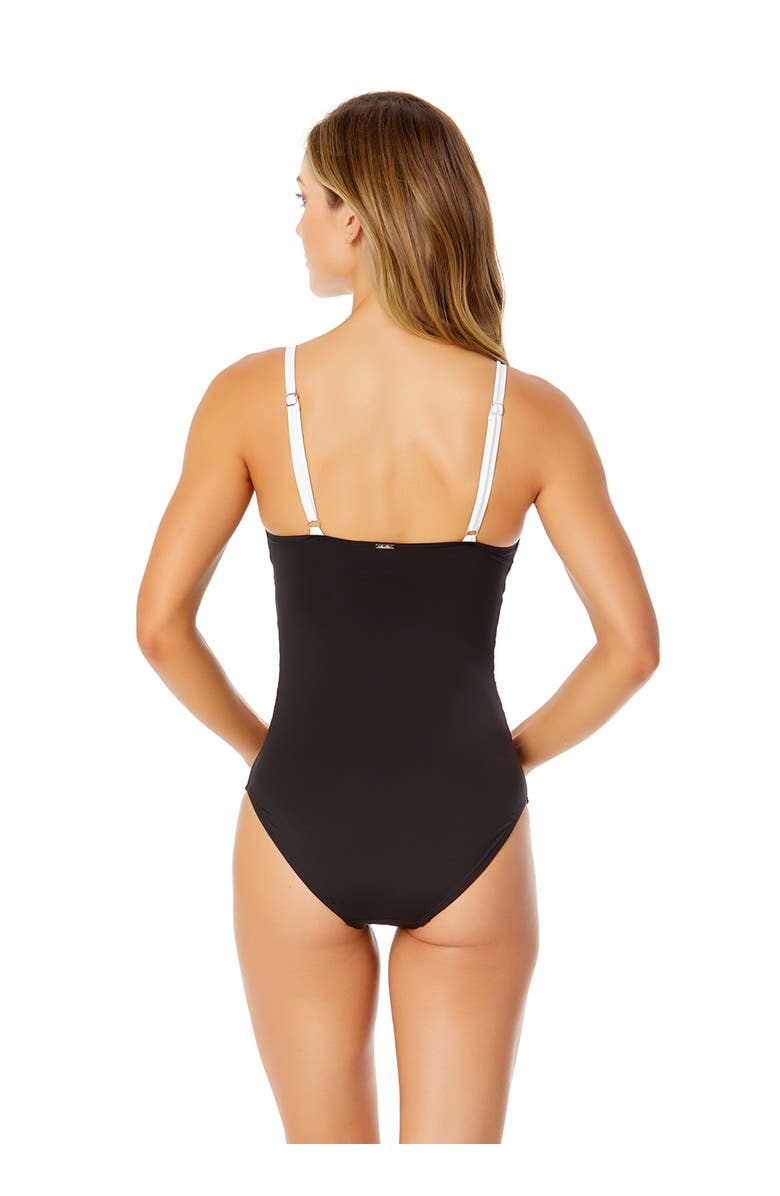 Anne Cole Women's Mesh Around Mesh Insert One Piece Swimsuit, Alternate, color, 