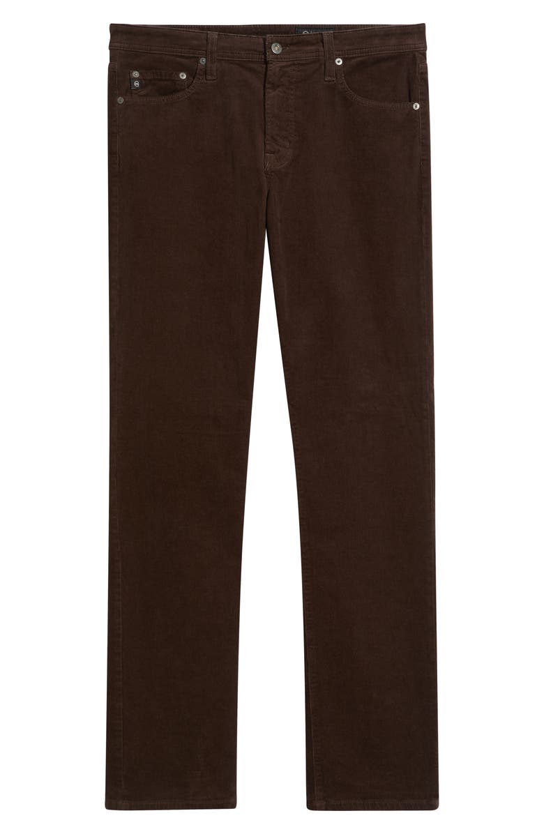 AG Everett Straight Leg Corduroy Pants, Alternate, color, Raw Umber