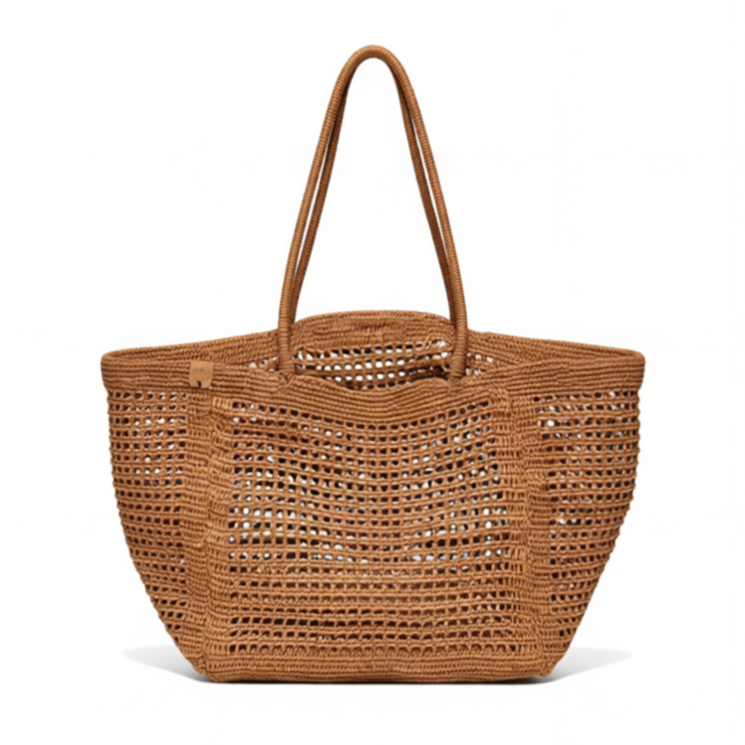 Gisete Beach Tote Bag, Main, color, Caramel