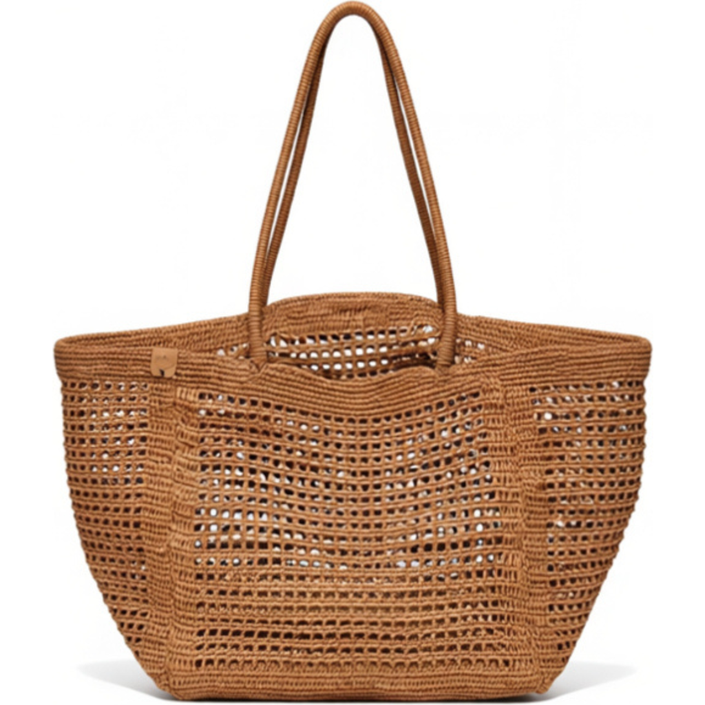 Zanatany Concepts Gisete Beach Tote Bag in Caramel at Nordstrom