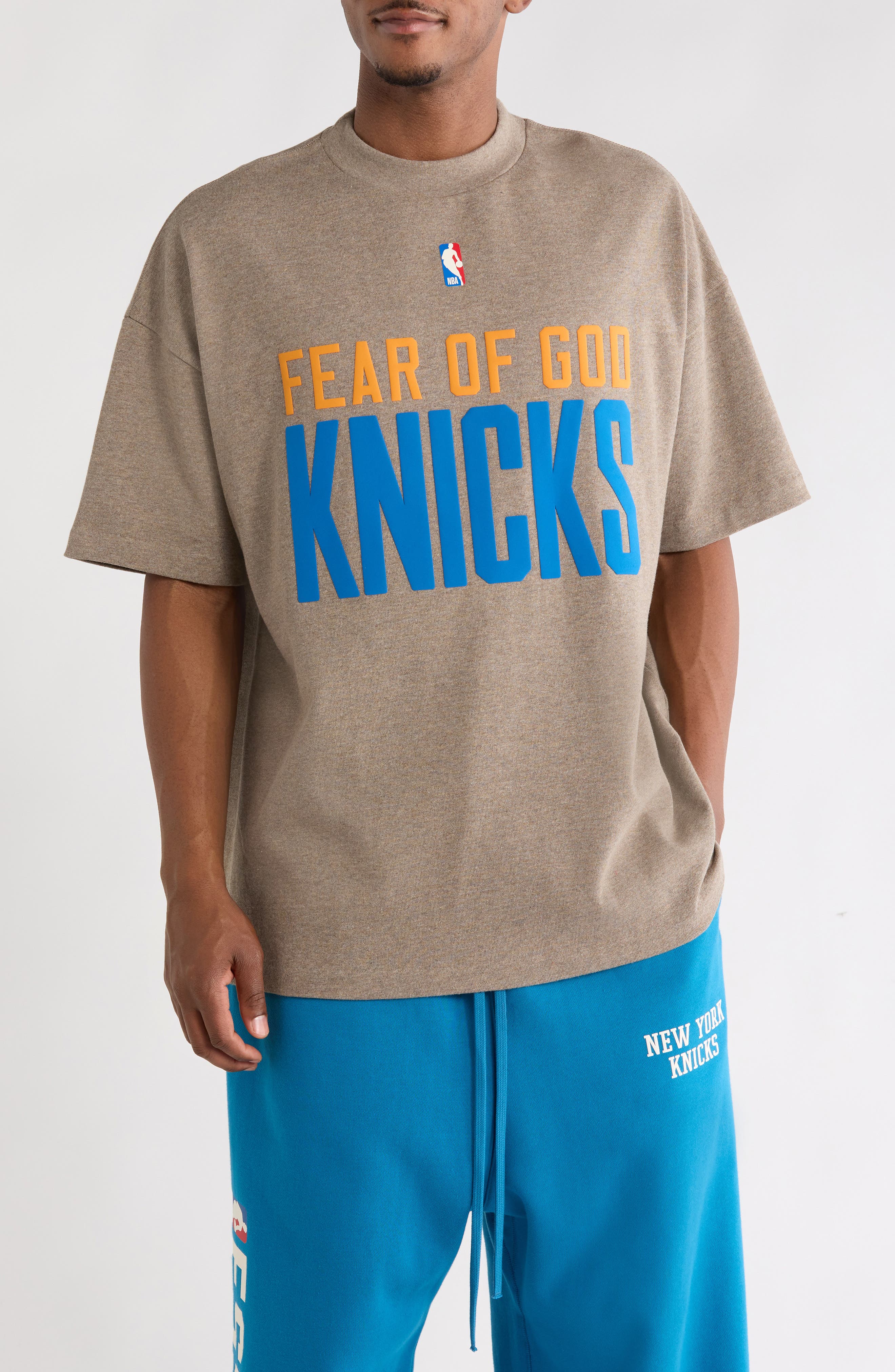 Fear of God Essentials x NBA Knicks Classic Fit Graphic T-Shirt | Nordstrom